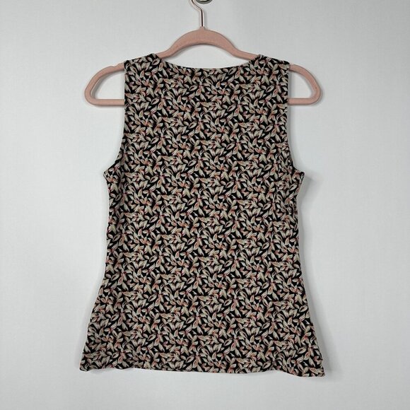 2/$30 White House Black Market Printed Matte-Jersey Layering Shell Small #A0050 - Picture 6 of 11